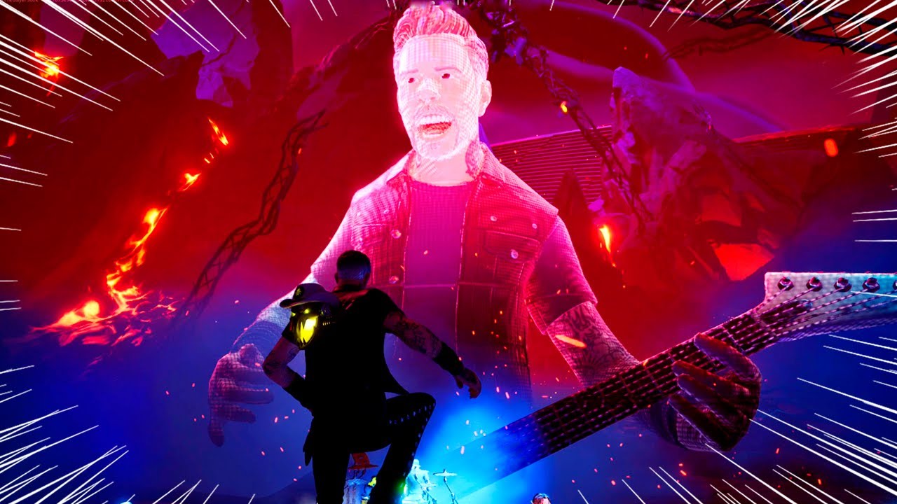 FORTNITE METALLICA FUEL FIRE FURY CONCIERTO COMPLETO