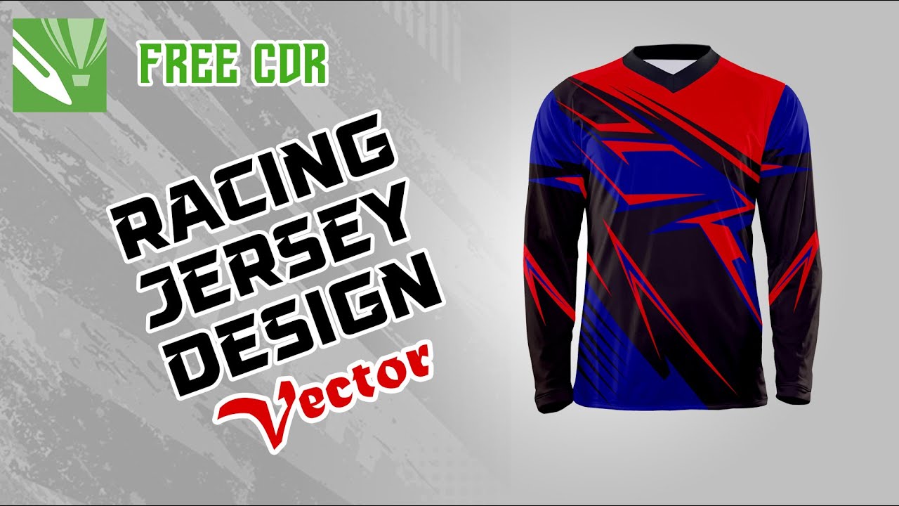 PRINTING JERSEY VECTOR | CORELDRAW X7 | FREE CDR