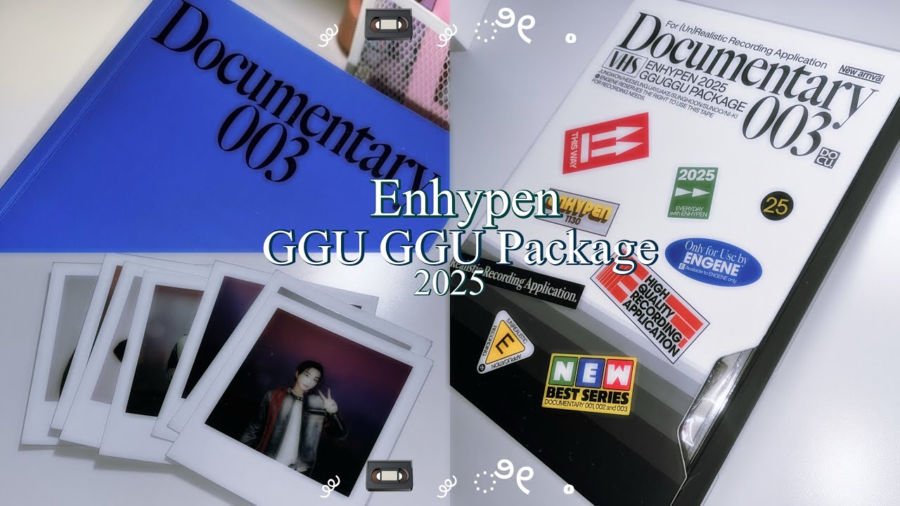 ⤷ enhypen 2025 GGU GGU package unboxing + weverse pob ˗ˏˋ ꒰ ✉︎ ꒱ ˎˊ˗