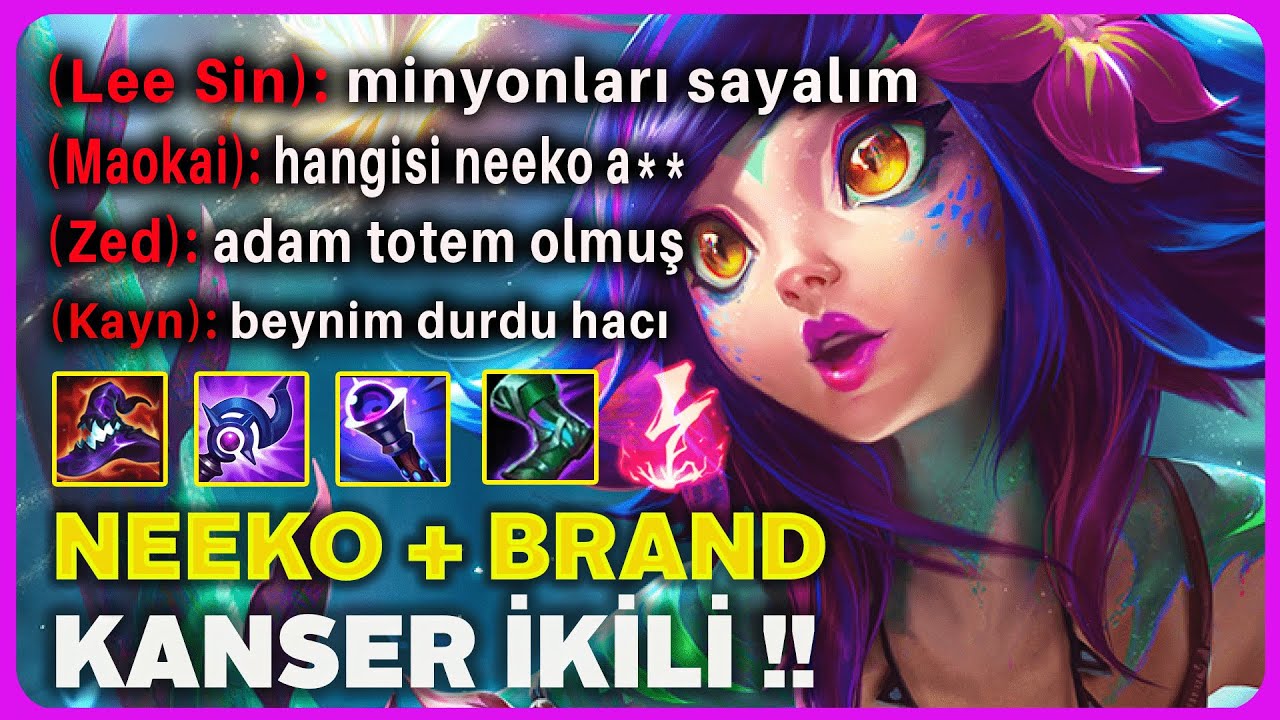 TOTEM OLUP ADAM KESİYORUM !! EFSANE NEEKO ADC !! KANSER ETTİM !! | Ogün Demirci