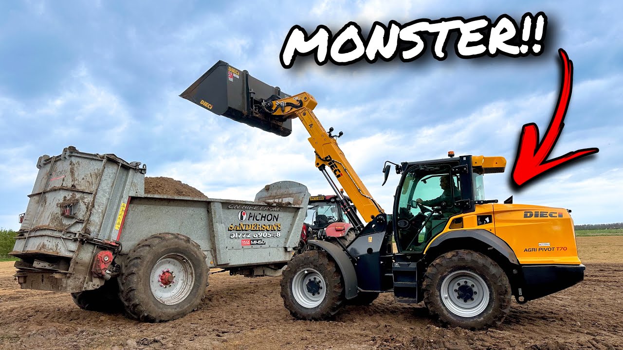 NEW MASSIVE MACHINE IS ON THE JOB... 1500 TONNES OF MUCK TO MOVE!!