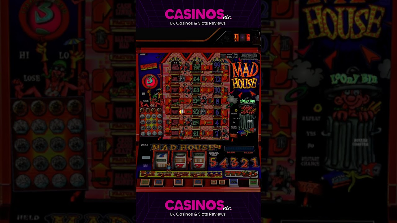 🤪 Jackpot Win on Mad House 90s Fruit Machine (Barcrest Classic) 💰 #fruitmachine #slotmachine