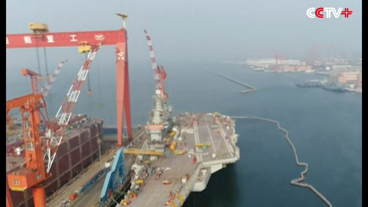 China's First Domestically-built Aircraft Carrier Enters Testing Phase