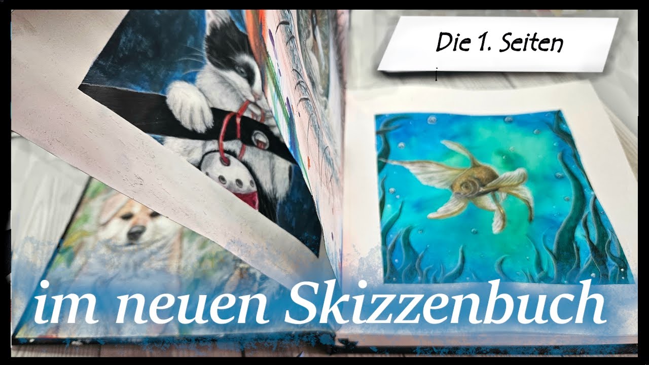 ART BLOCK ade! Entspanntes Malen im MIXED MEDIA SKIZZENBUCH von OHUHU 🎨