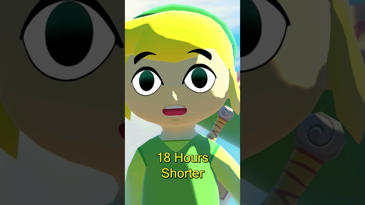 Why Wind Waker HD is 18 HOURS SHORTER than the Original!   #legendofzelda #nintendo #gamecube