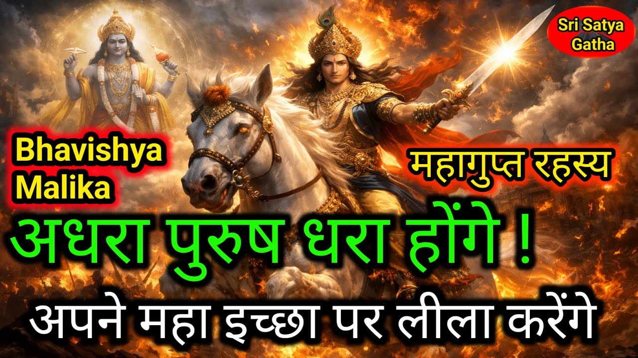 कल्की लीला पर अधरा पुरुष धरा होंगे🔥एक मात्र श्रीहरि के होकर रहेंगे❤️अपने महा इच्छा पर लीला करेंगे 