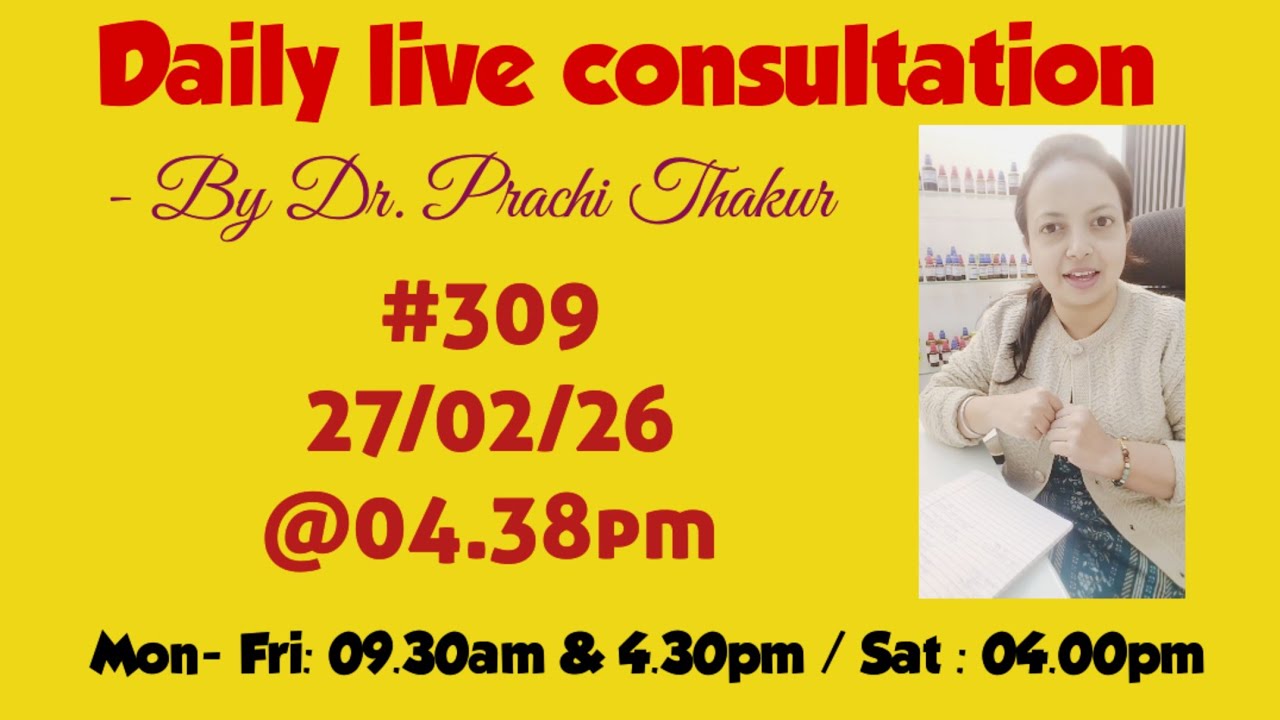 Thakur's Homeo Care is live.. 27/02/26 @04.38 pm