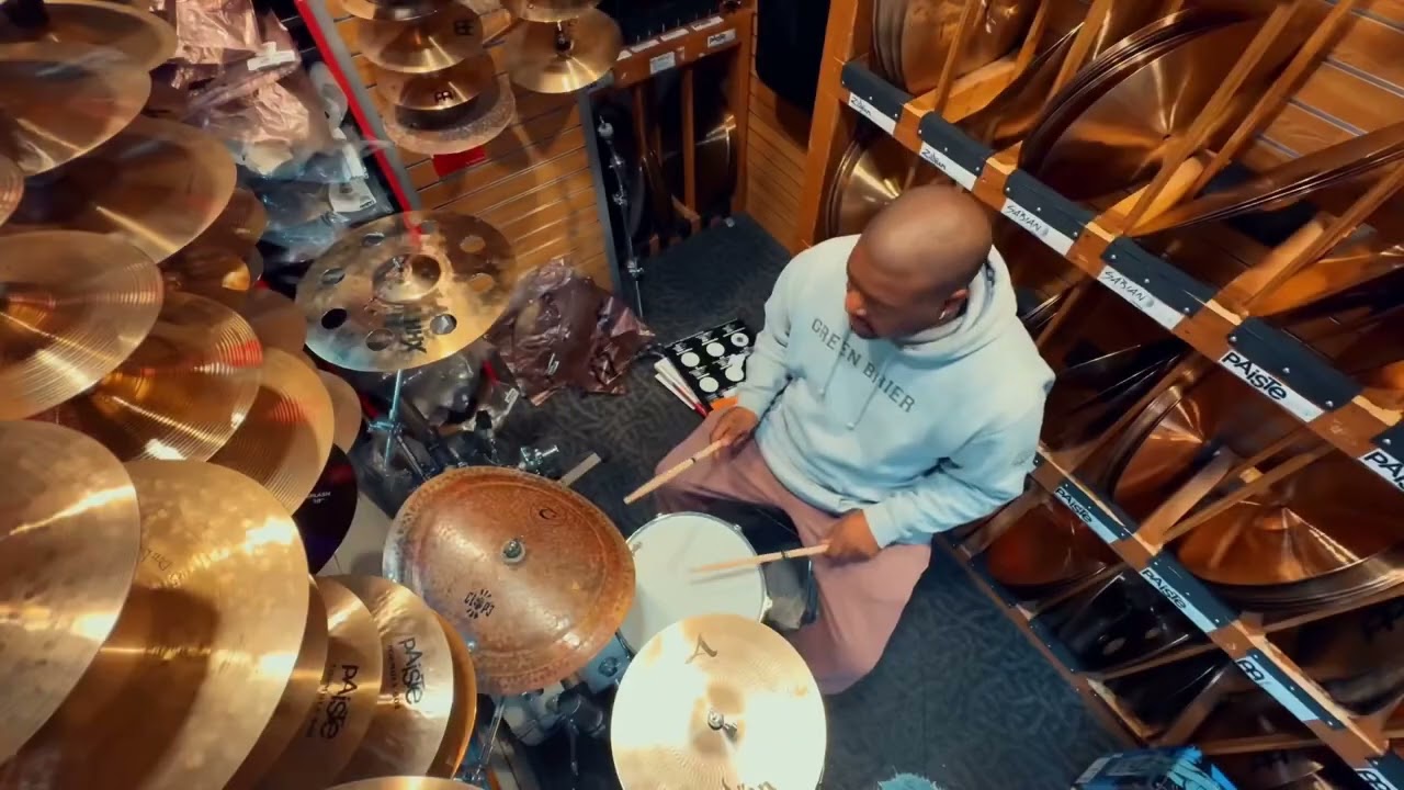 PdP Artist Dante’ Pope’s PDP Kraken Piccolo Snare unboxing at Chuck Levins in Washington, DC