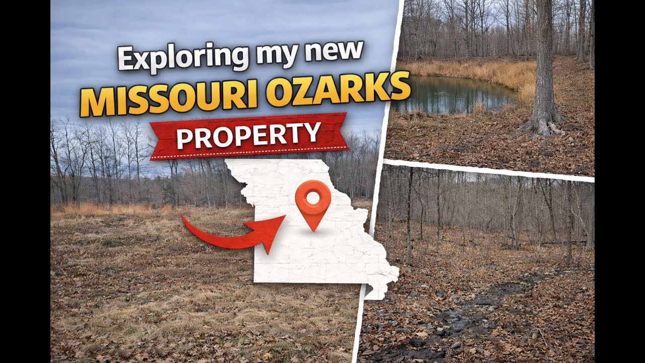 Exploring My NEW Missouri Ozarks Property | And Some Good Conversation Along The Way!
