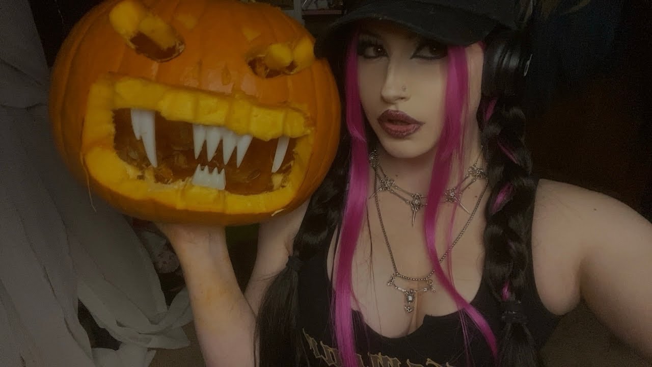 ASMR Pumpkin Carving