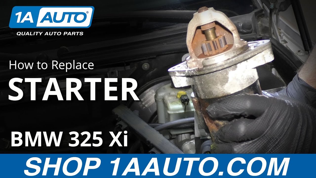 How to Replace Starter 97-06 BMW 325 Xi
