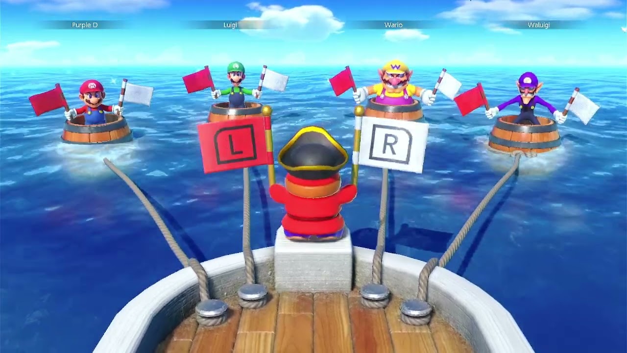 M Orange vs hard computers in Shy guy says. Mario party superstars #3