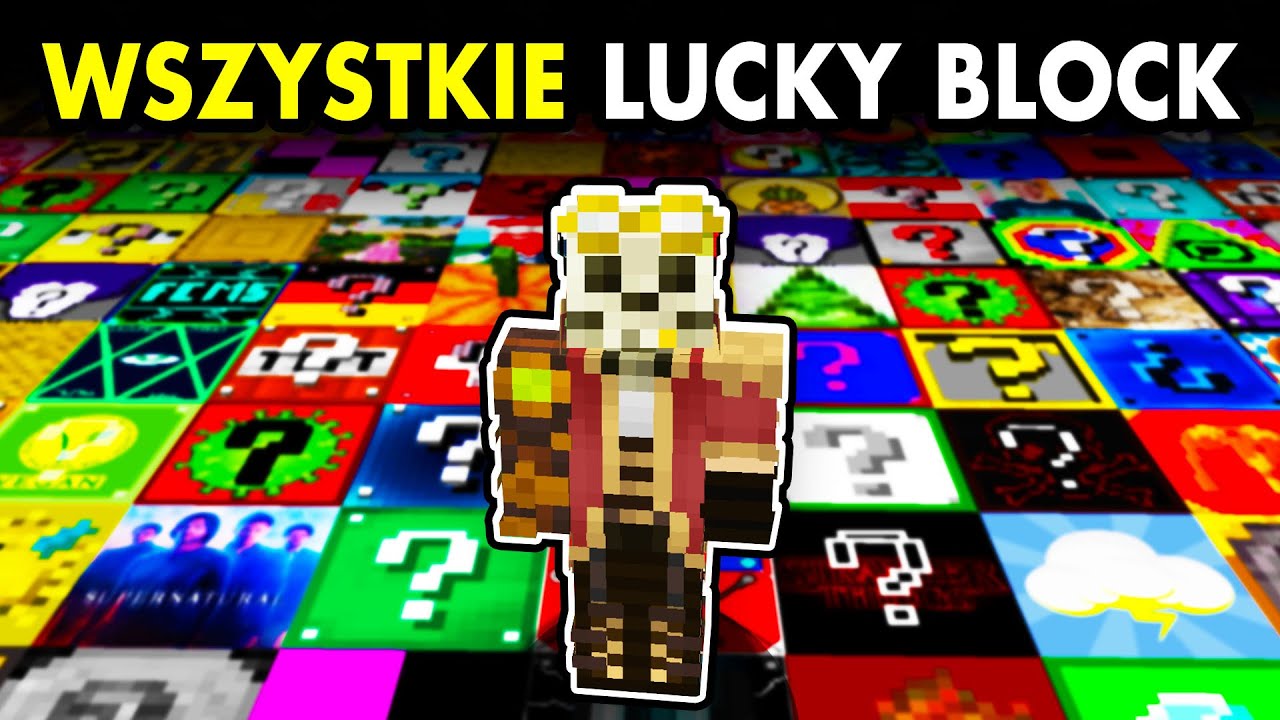 Otworzyłem Wszystkie Lucky Block w Minecraft (200 RODZAJÓW) 1/2