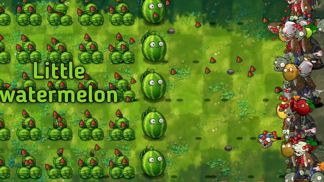 PVZ Fusion V3.0 | Such A Small Watermelon Fights Zombies