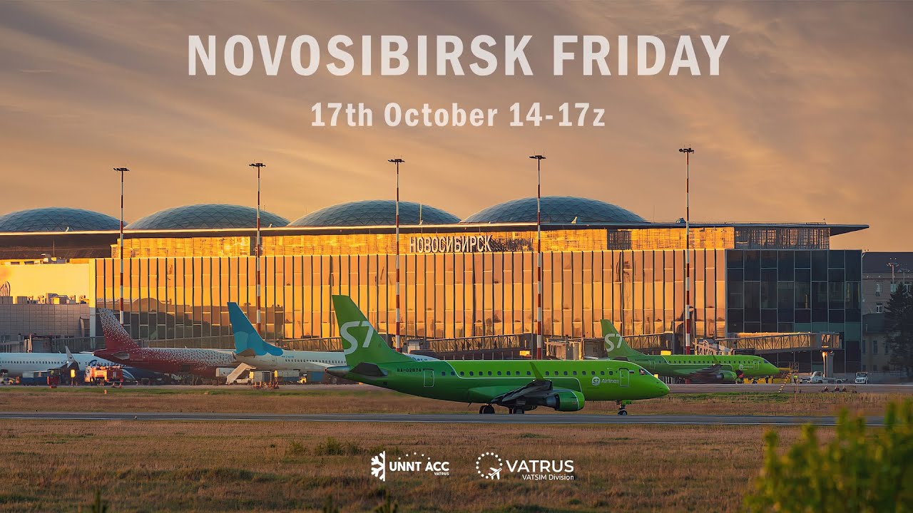 Novosibirsk Friday | VATSIM Event | UNNT_APP | Новосибирск-Подход/Novosibirsk-Approach