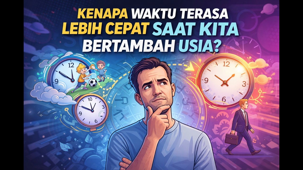 kenapa waktu terasa lebih cepat saat kita bertambah usia?