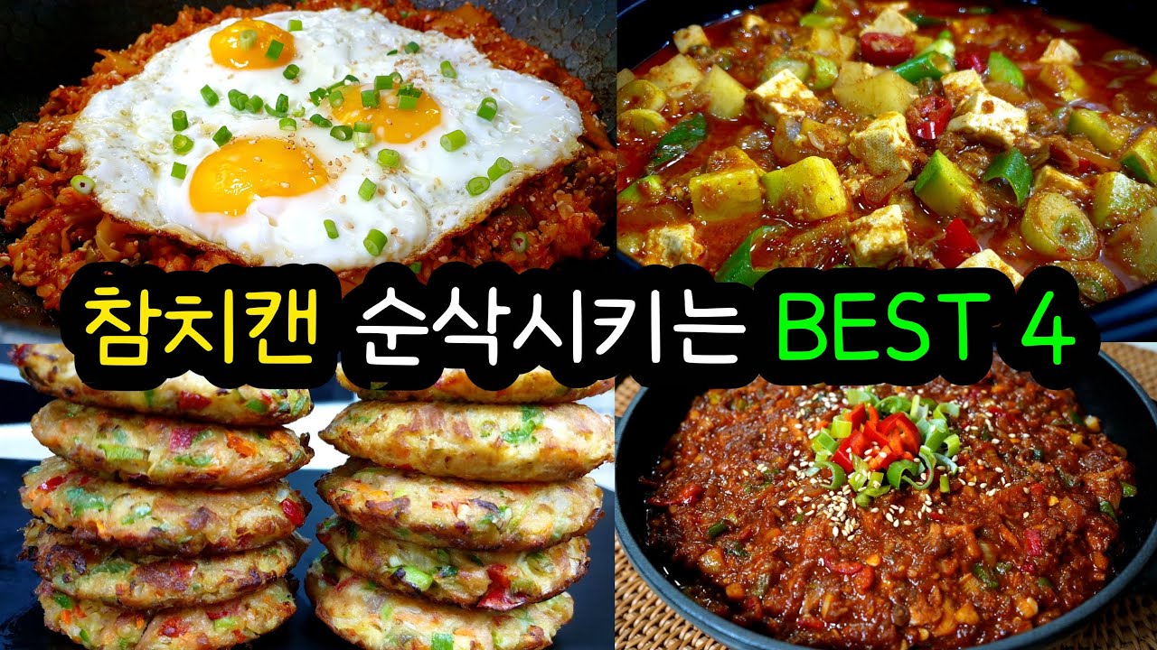 참치캔 있으면 꼭 해보세요!! 요즘 입맛 💢대박 살려주는 [참치 레시피 4가지]