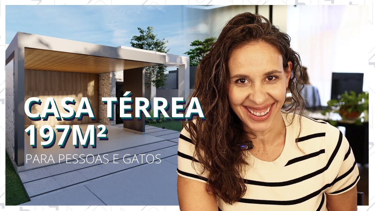 CASA 197M² TÉRREA PARA PESSOAS E GATOS