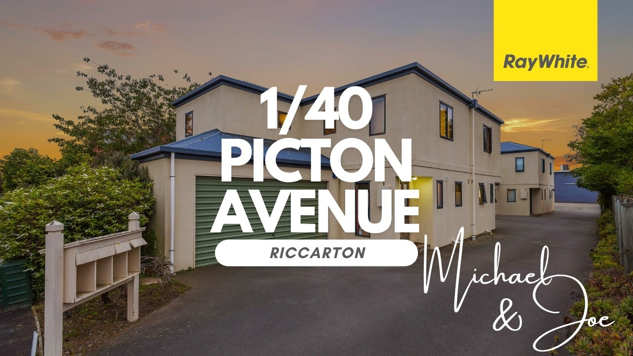 1/40 Picton Avenue, Riccarton