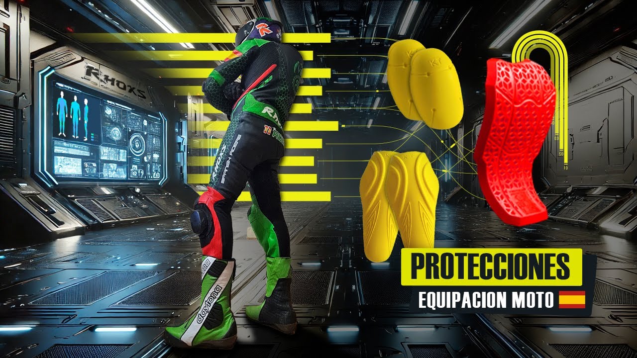 Protecciones en Equipación de Moto ✅ Todo lo que debes saber