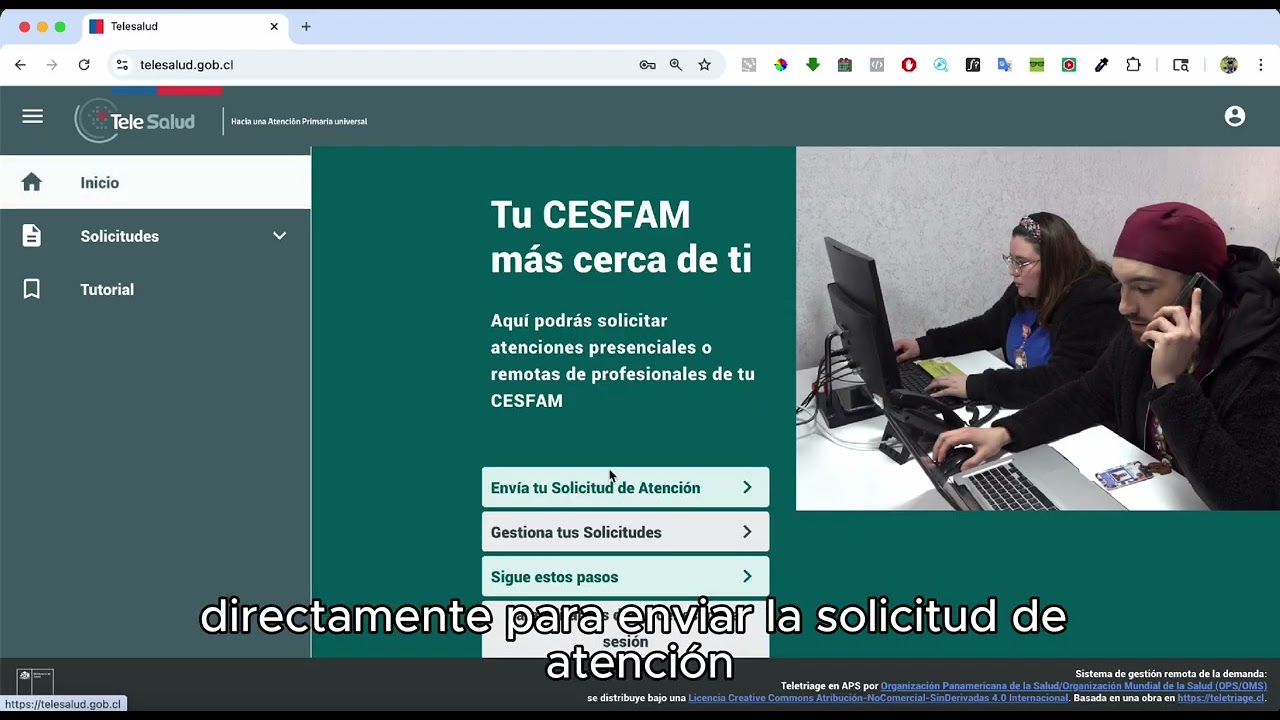 TUTORIAL Solicitud de hora - Telesalud