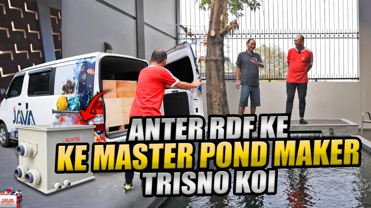 TRISNO KOI MASTER POND MAKER | DATANG KEJAKARTA BORONG RDF
