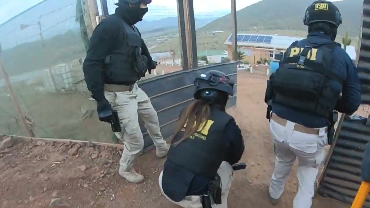 PDI desbarata clan familiar de microtráfico en la zona: video muestra intenso operativo