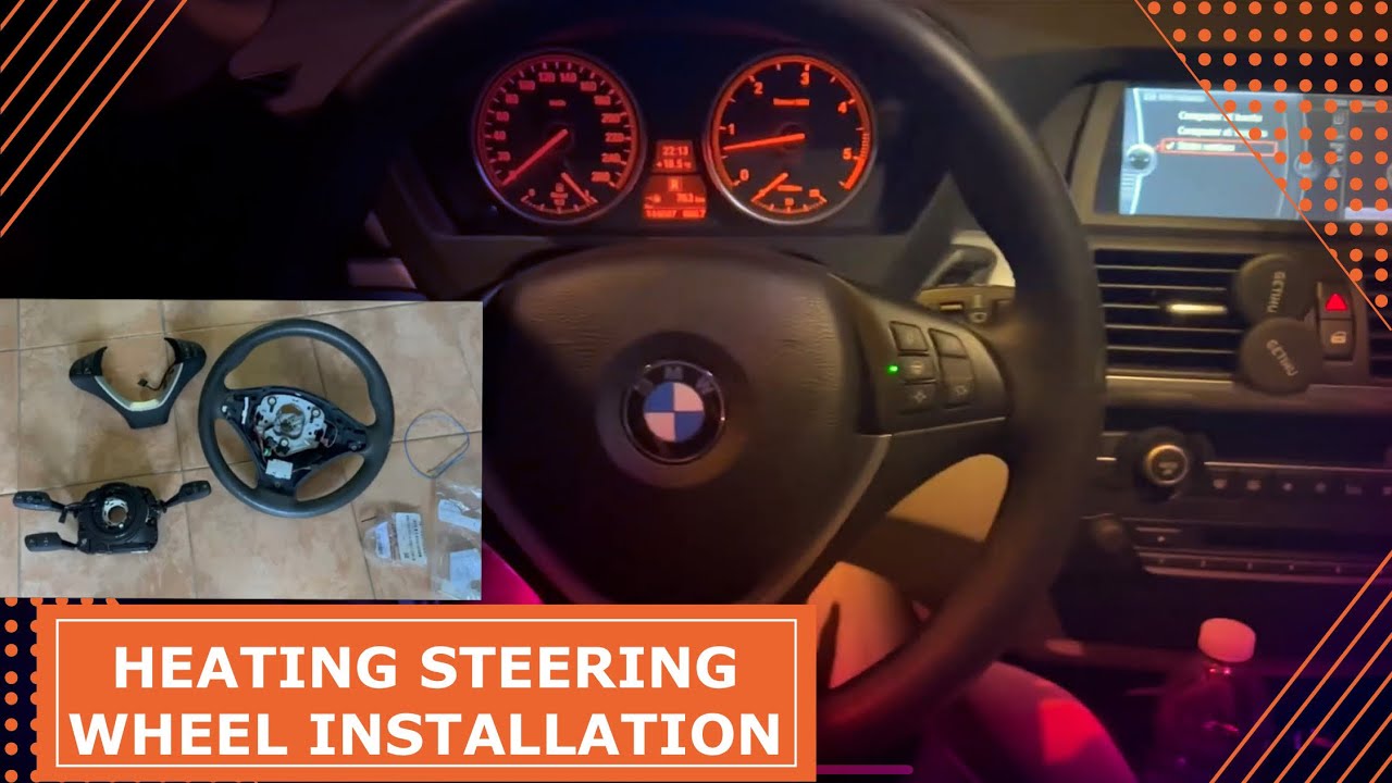 BMW X5 X6 E70 E71 HEATED STEERING WHEEL installation