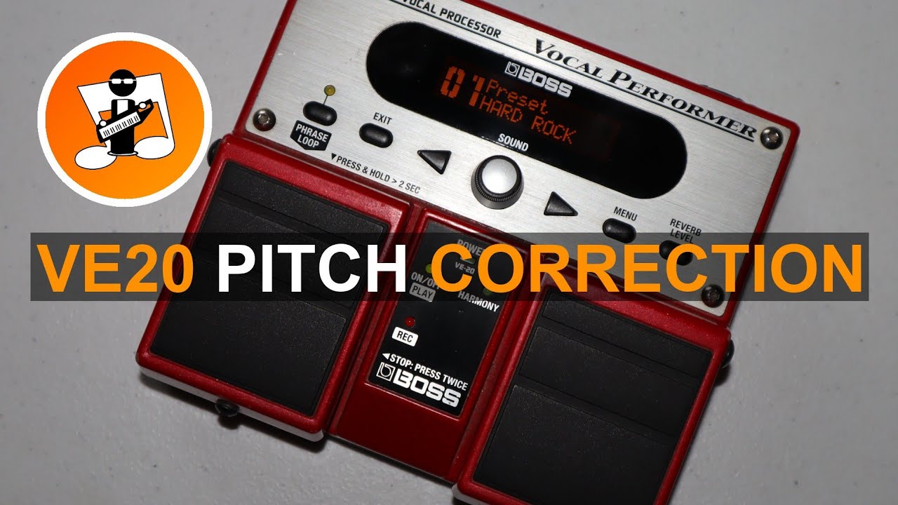 How to setup the Boss VE20 (part 2) vocal pitch correction