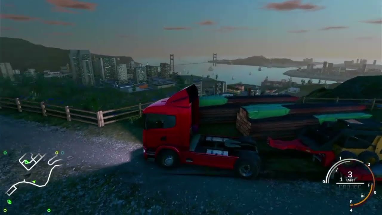 Truck and logístic, Levando o maquinario pra obra– Xbox SS gameplay