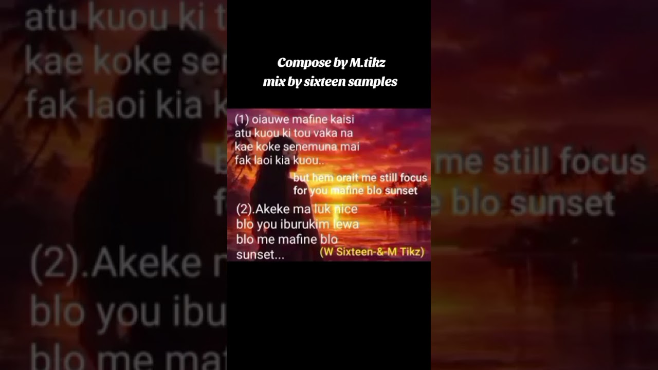 W.sixteen  sample compose by M.Tikz 