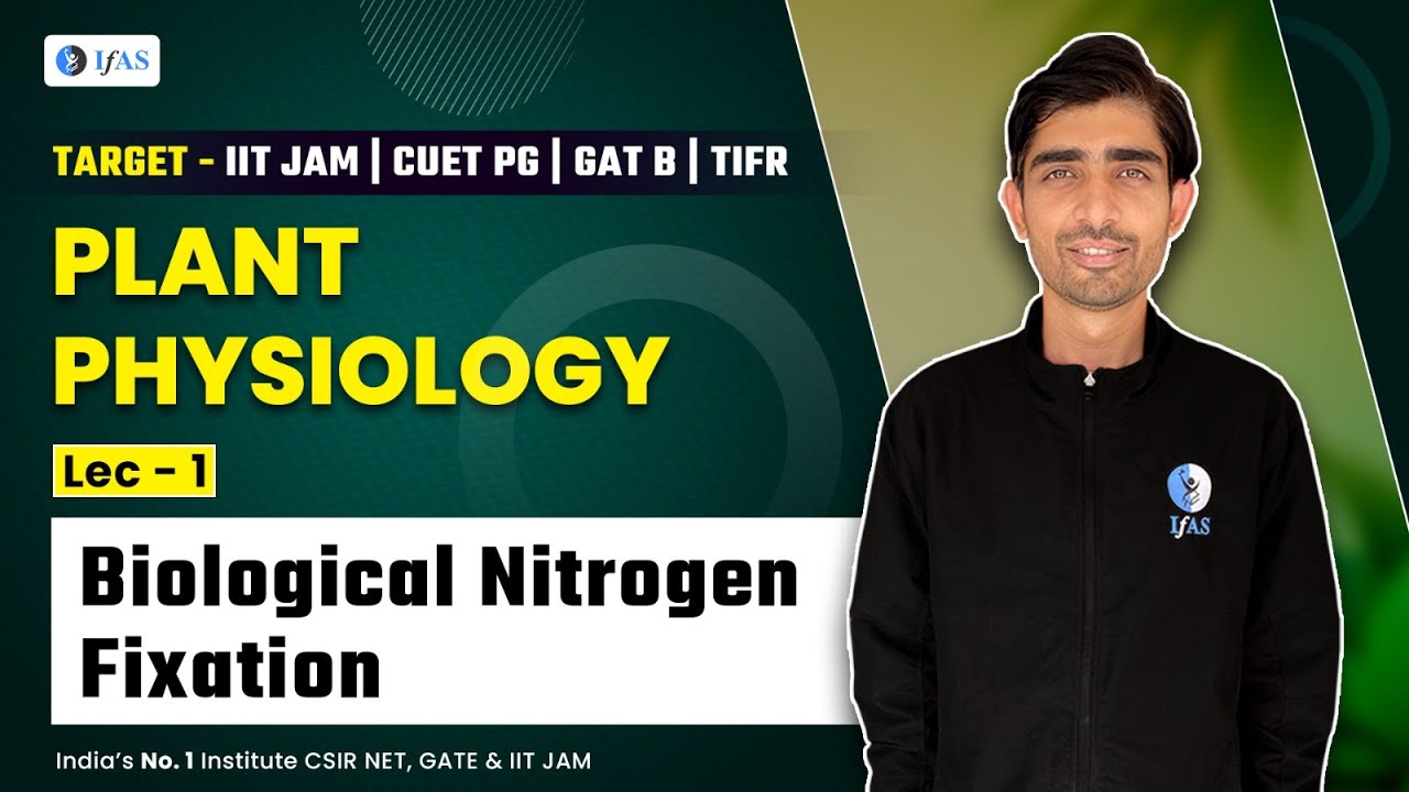 Biological nitrogen fixation | plant physiology | L-1 | TARGET - IIT JAM | CUET PG | GAT B | TIFR