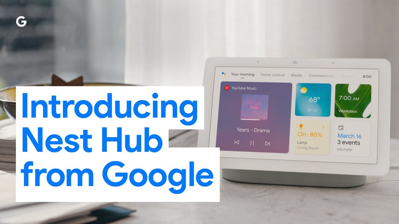 Представляем второе поколение Nest Hub от Google