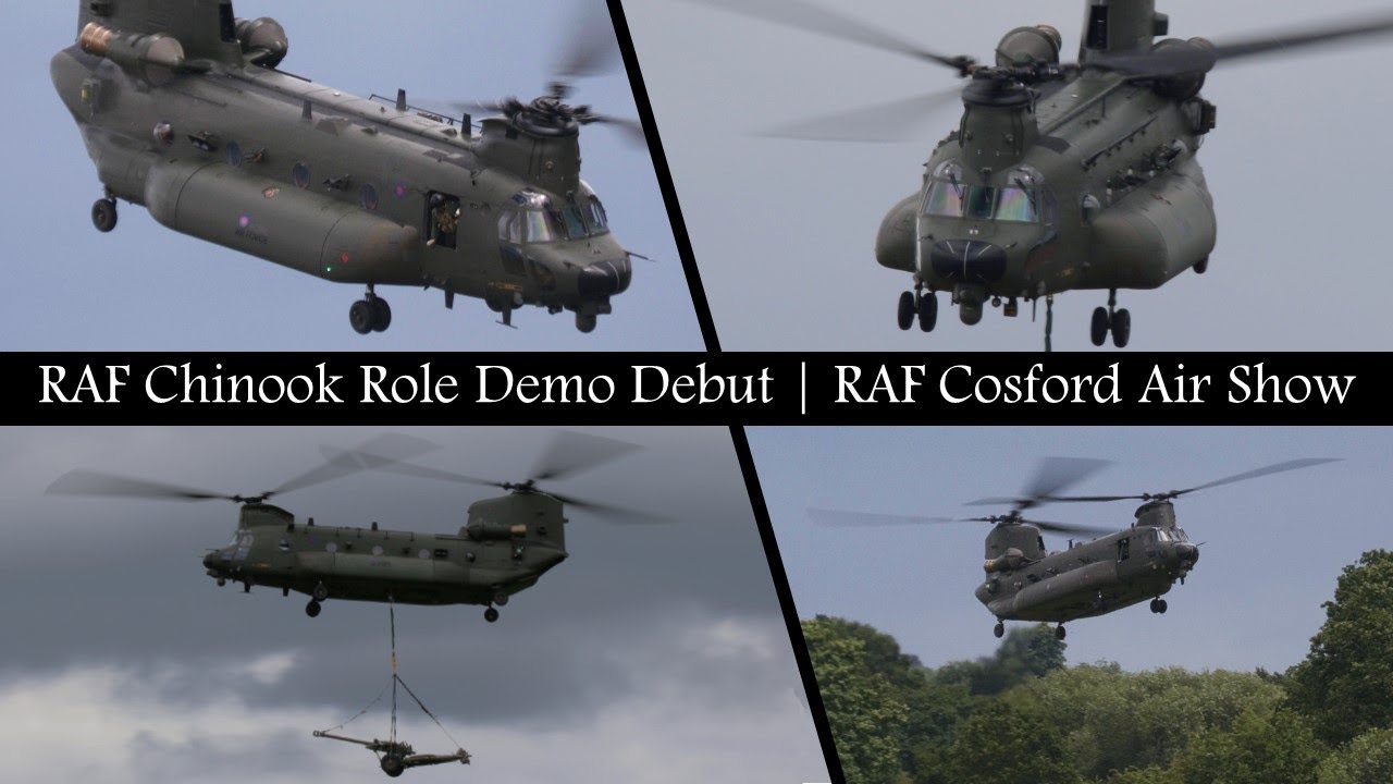 First Look at the New RAF Chinook Role Demo | RAF Cosford Air Show 2024