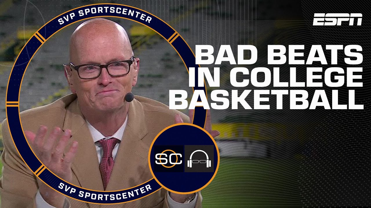 BAD BEATS 😬 Losing on the hook in college hoops | SC with SVP