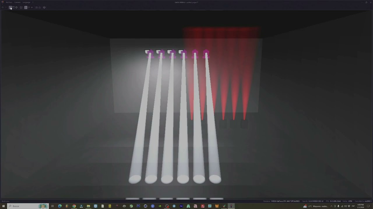 como crear setup (escenario) para Dj en MyDMX 5