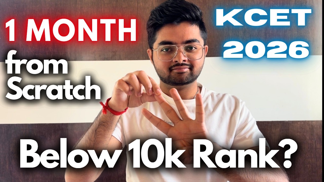 If I start now can I crack KCET 2026? 