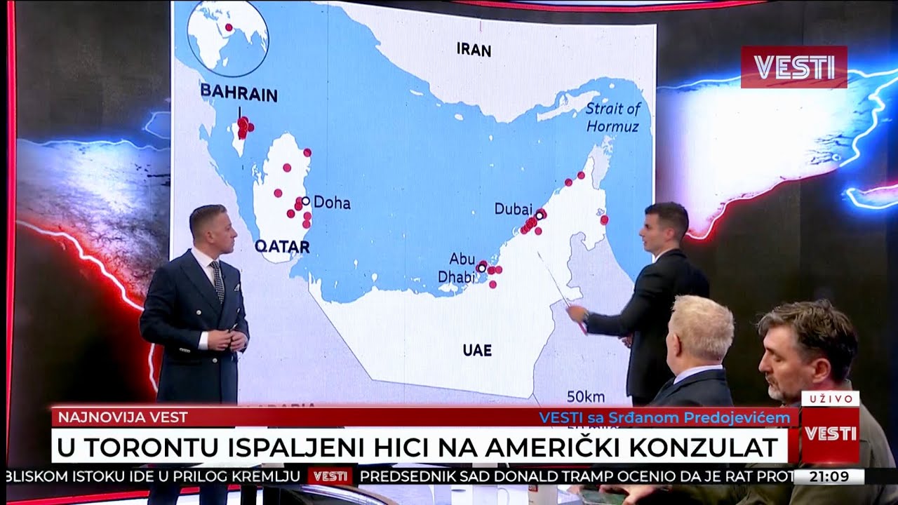 Rat Iran, SAD, Izrael, analiza mapa Bliskog Istoka, amabasador Bisenić-evakuacija, Uživo: Bejrut