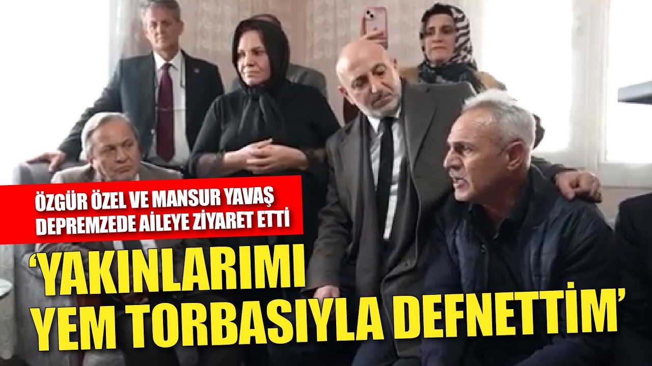 Depremzede ailenin anlattıkları gözleri yaşarttı: Yakınlarımı yem torbasıyla defnettim!