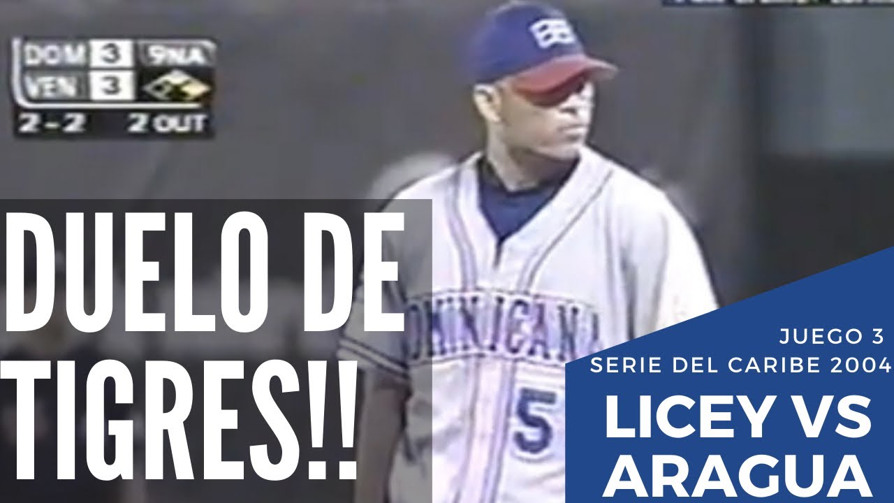 SERIE DEL CARIBE 2004 JUEGO 3 Licey vs Aragua