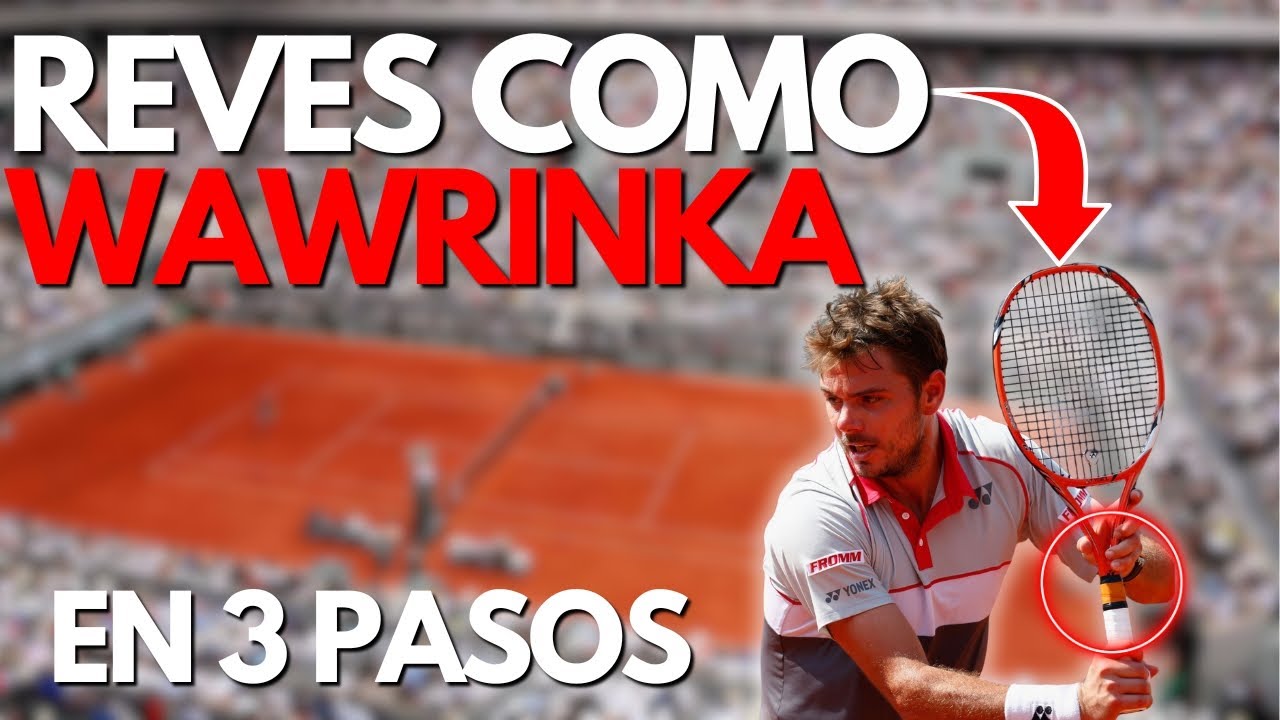 Como Hacer El Reves De Tenis a Una Mano PERFECTO en 3 Pasos