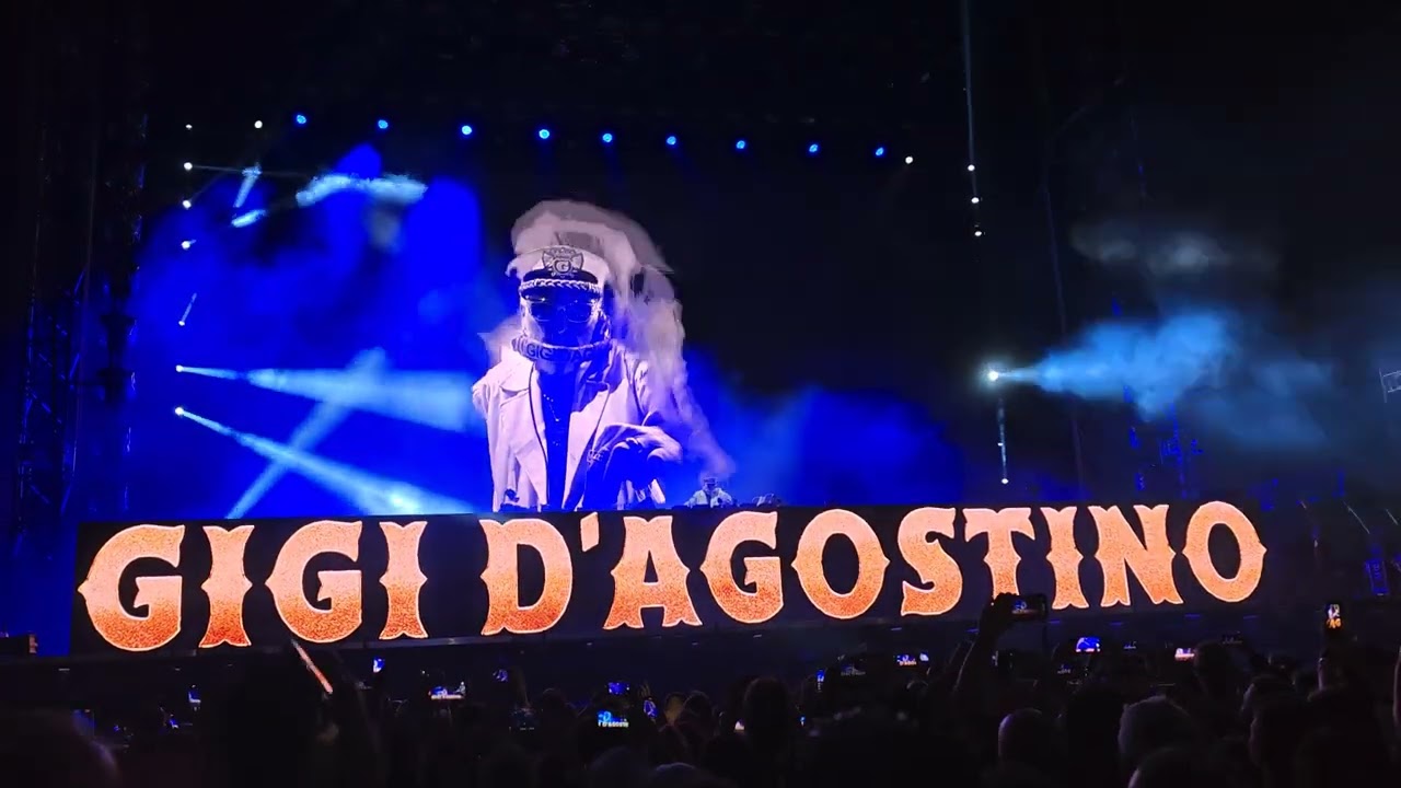 Gigi D'Agostino live @ Rho Fiera Milano Live - Saluti iniziali + Per Me La Musica