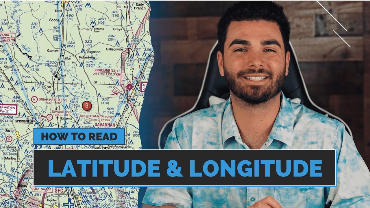FAA Part 107 Study Guide [Latitude & Longitude on a Sectional Chart]