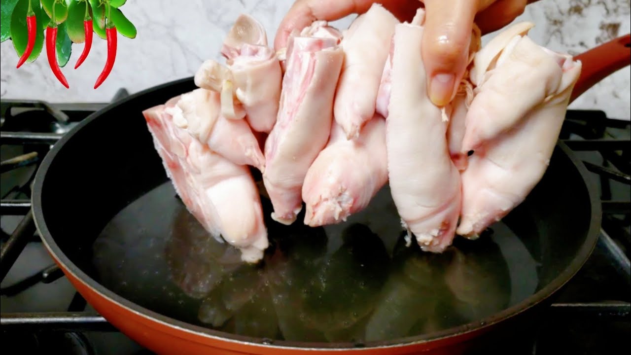 After you watch this you will never buy pork feet in the restaurant anymore! Quick and easy recipe!