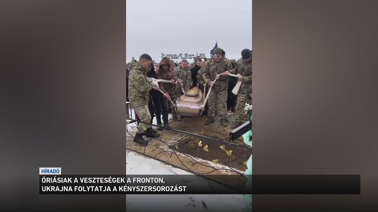 Óriásiak a veszteségek a fronton, Ukrajna folytatja a kényszersorozást