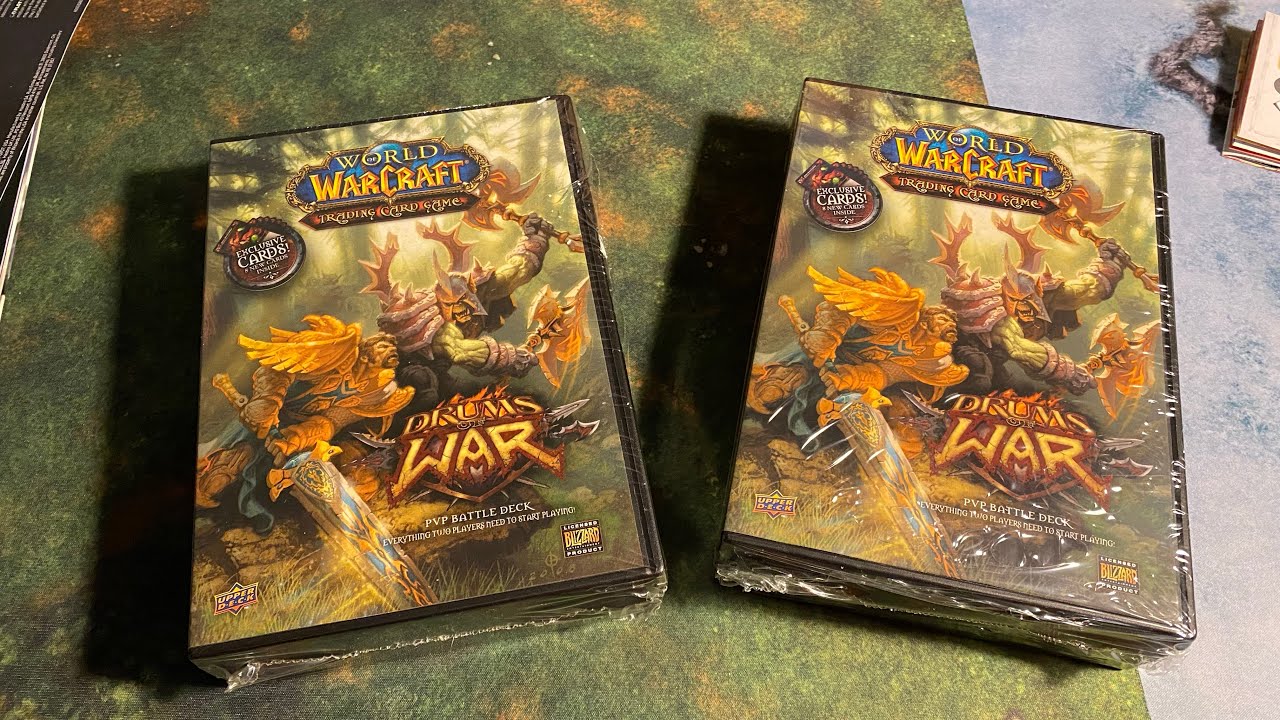 World of Warcraft TCG Drums of War Starter Decks!