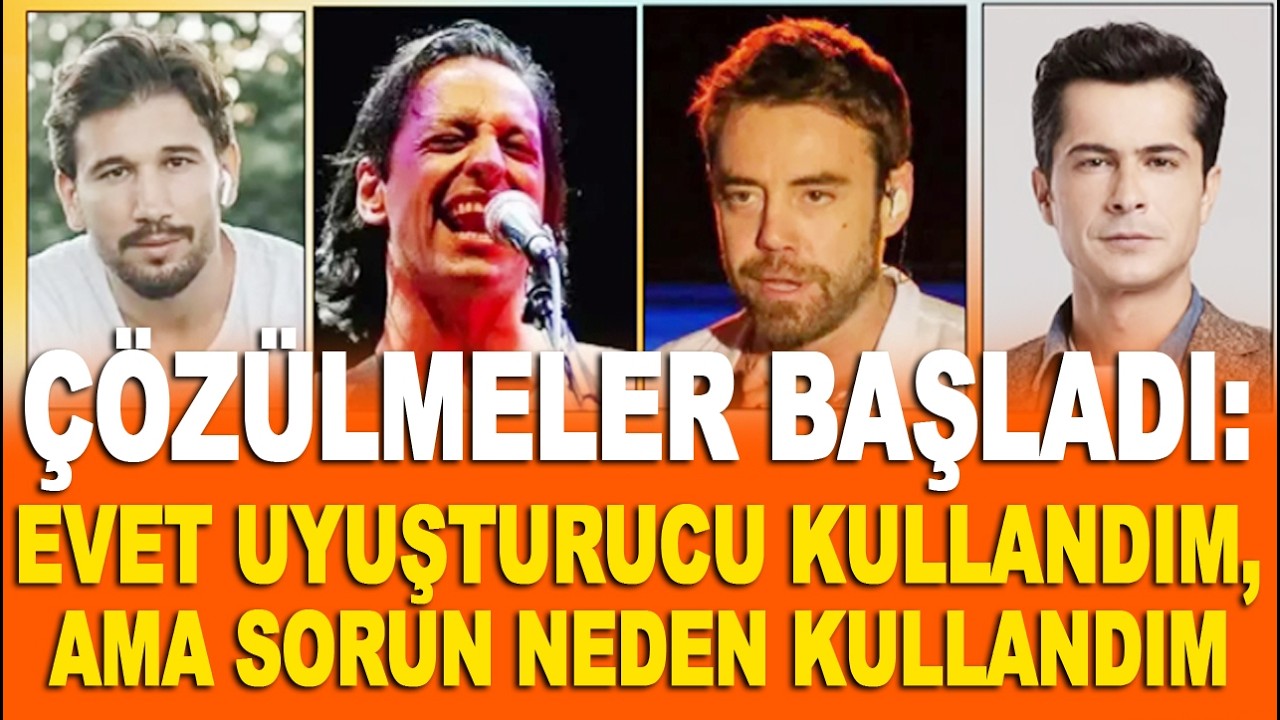 Ünlü isimlerin şoke eden ifadesi ortaya çıktı! Kullandığını kabul etti!