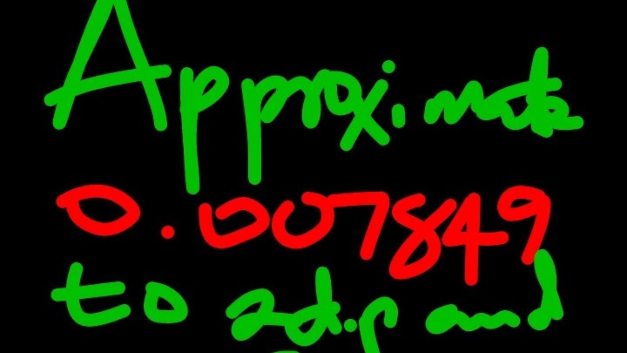 Approximation|How to approximate to decimal places and significant figures.
