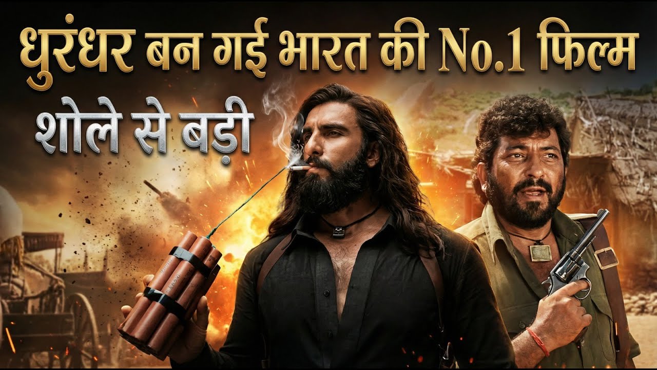 धुरंधर बन गई भारत की No.1 फिल्म | शोले से बड़ी | Filmy Baatein | #dhurandhar #bollywood