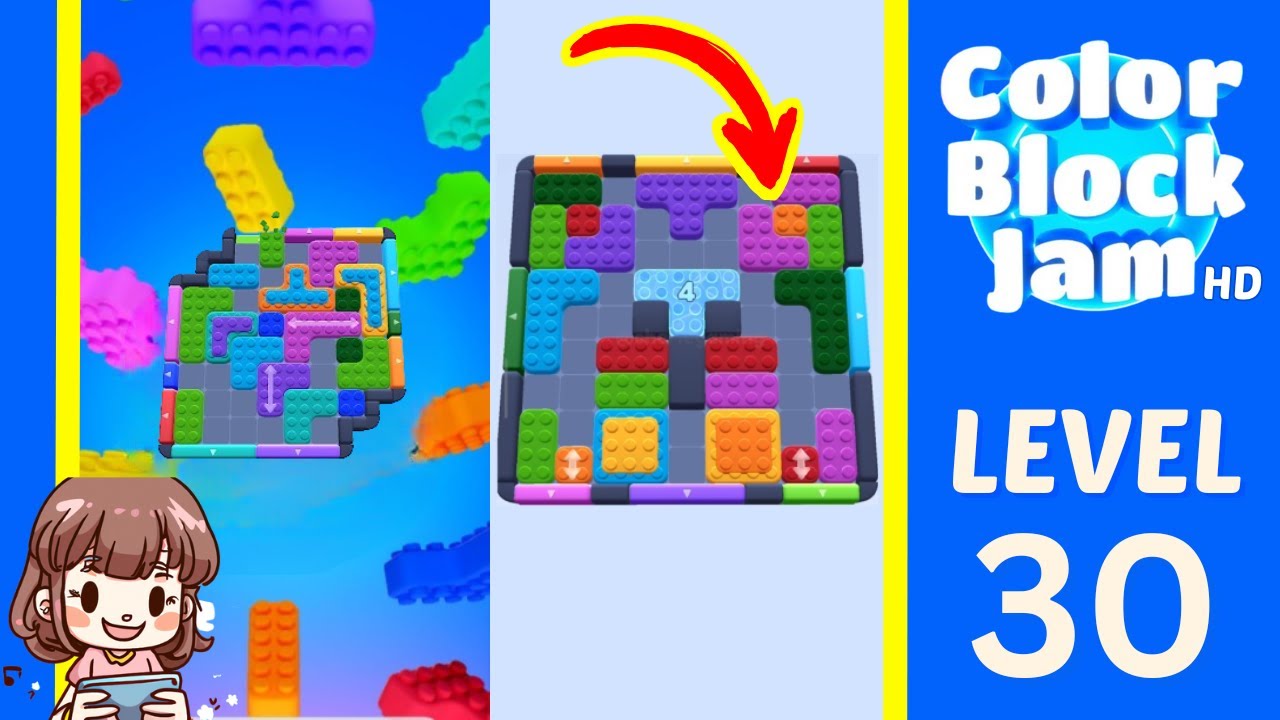 Color Block Jam Level 30 Solution Walkthrough